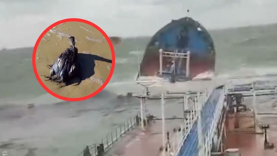 Katastfora dwóch tankowców Floty Cieni w cieśninie Kerczeńskiej Katastrofa dwóch tankowców Floty Cieni w cieśninie Kerczeńskiej 15 grudnia 2024 rok, zatopione ze względu na sztorm